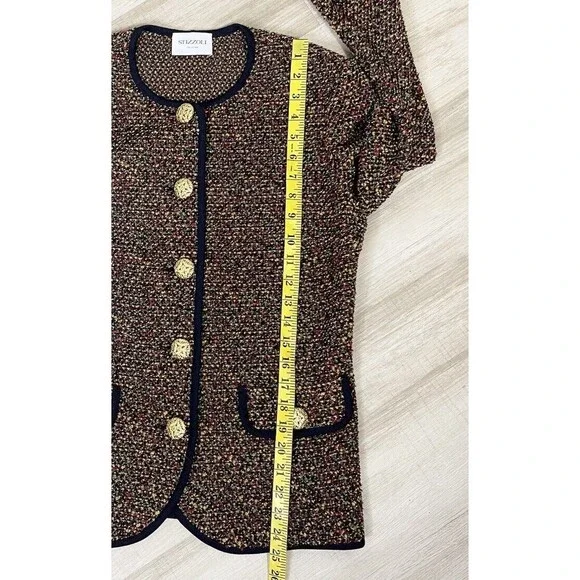 STIZZOLI collection Tweed Jacket. L - Picture 5 of 7